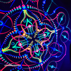 60cm Original Psychedelic Artwork 43