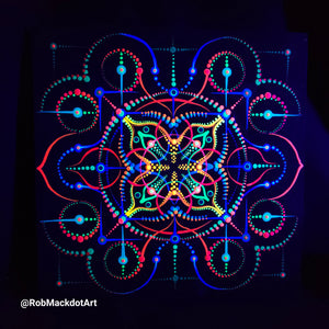 60cm Original Psychedelic Artwork 43