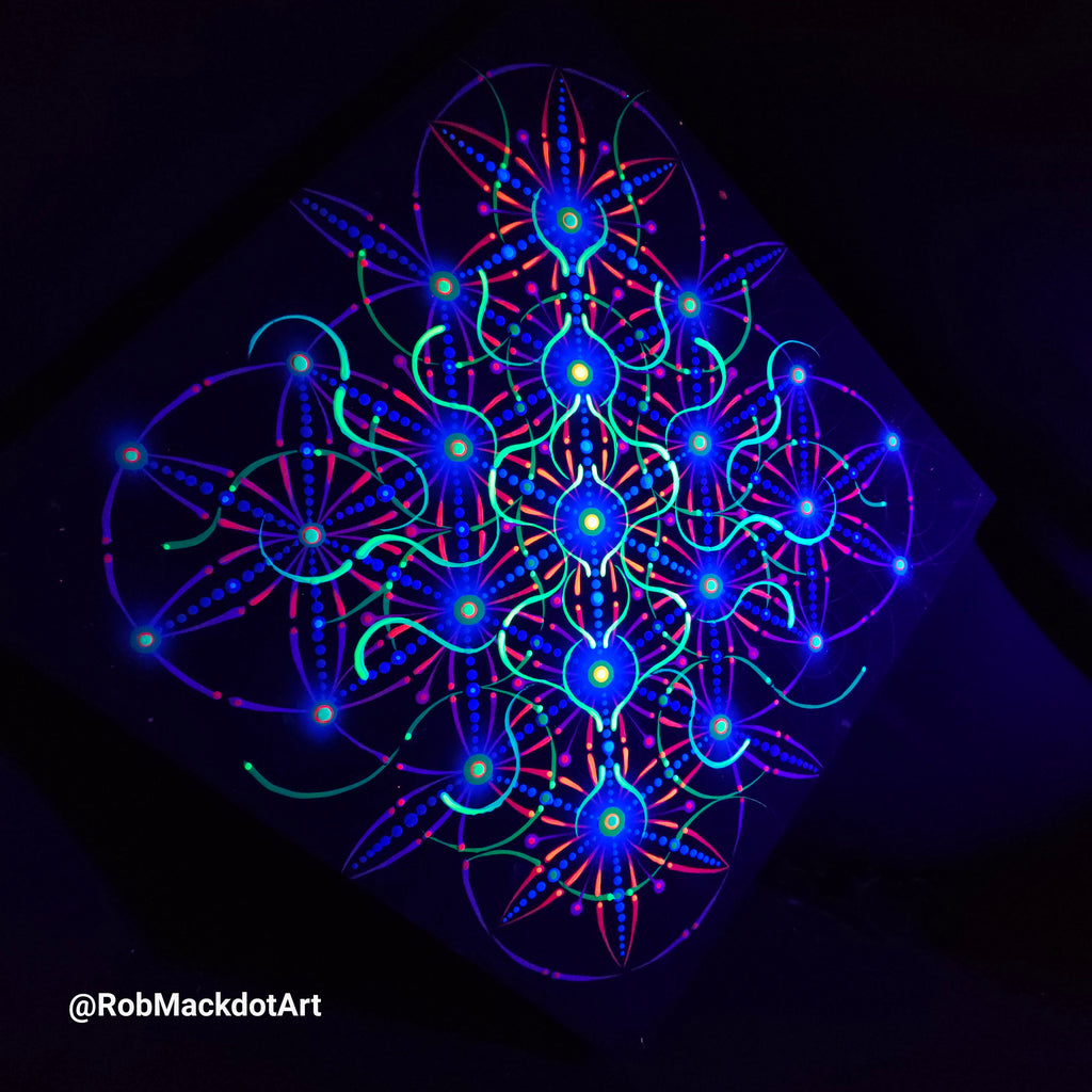 60cm Original Psychedelic Artwork 44