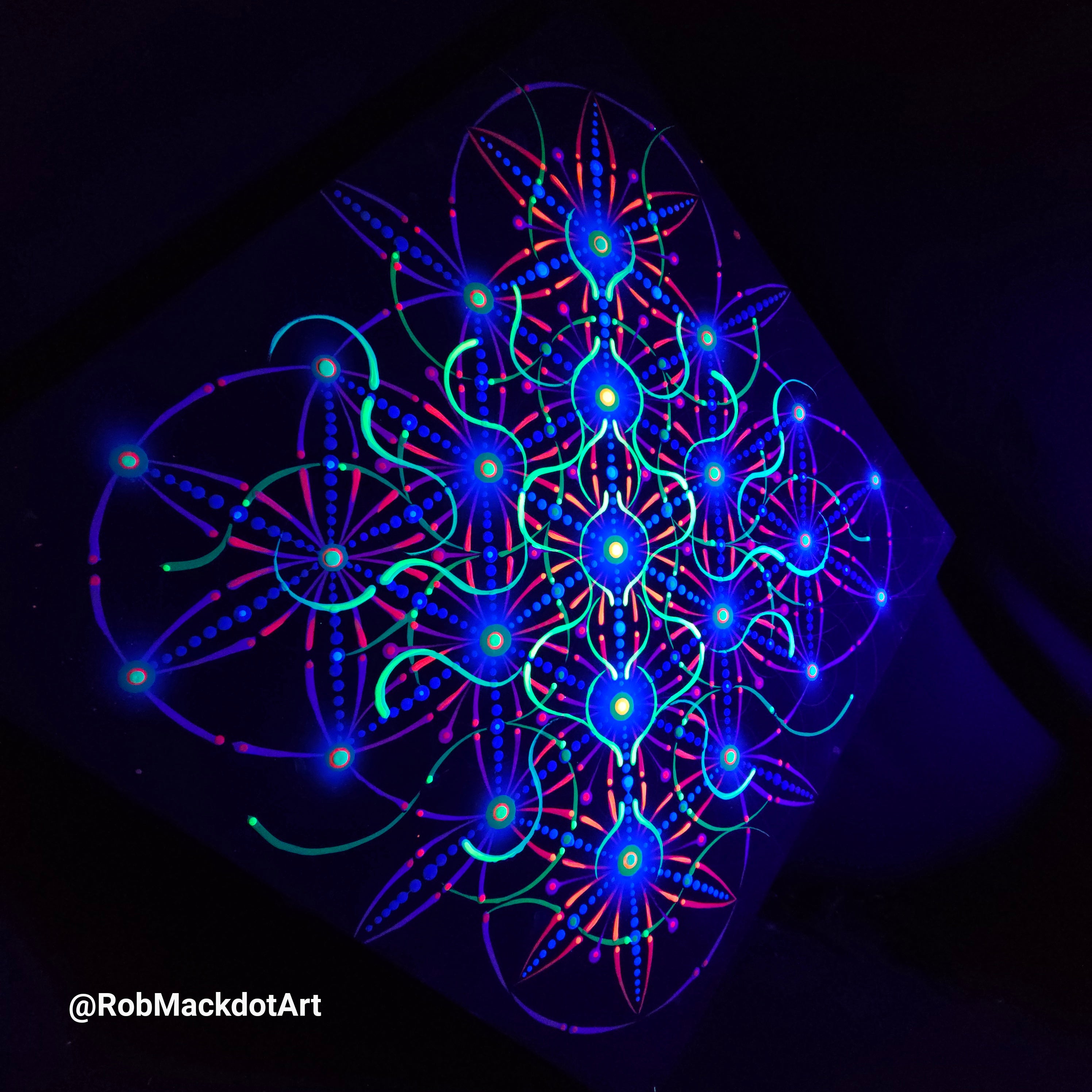 60cm Original Psychedelic Artwork 44
