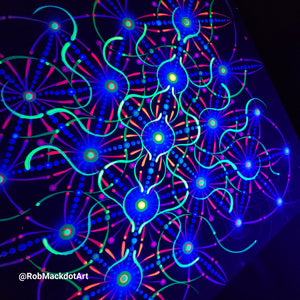 60cm Original Psychedelic Artwork 44