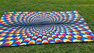 3 metre Cortex Vortex Psychedelic Art Tapestry