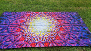 3 metre Sun Shower Psychedelic Art Tapestry