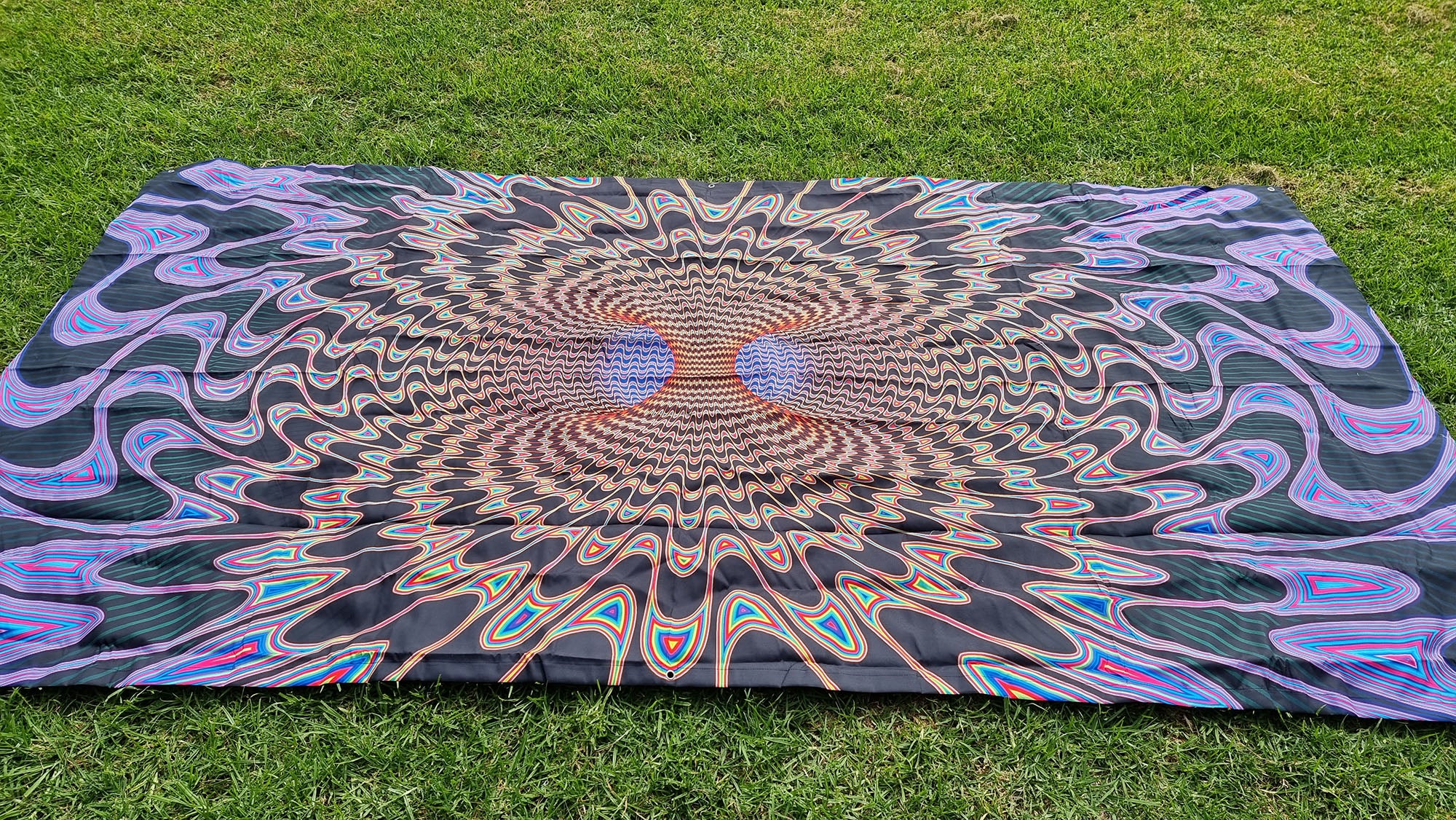 3 metre Trippers Torus Psychedelic Art Tapestry