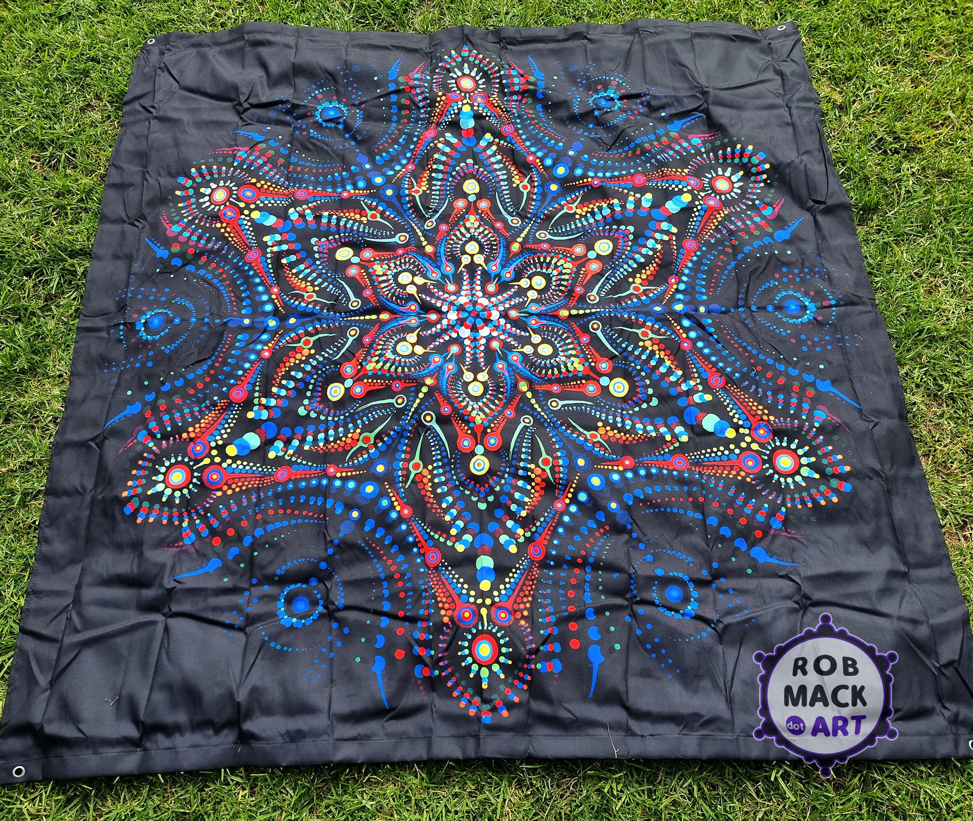 150cm 'Dragons Delight' Psychedelic Art Tapestry