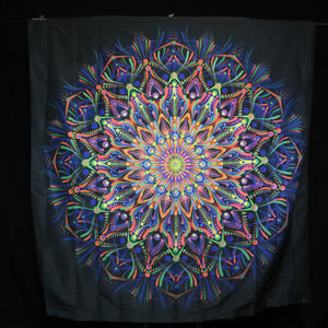 150cm Candy Carousel UV REACTIVE Tapestry