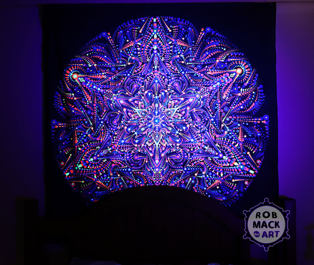 150cm 'Marriage Material' Psychedelic Art Tapestry